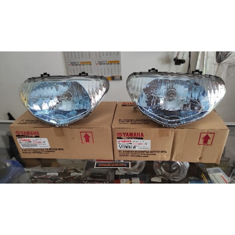 REFLEKTOR LAMPU DEPAN MIO SPORTY BIRU