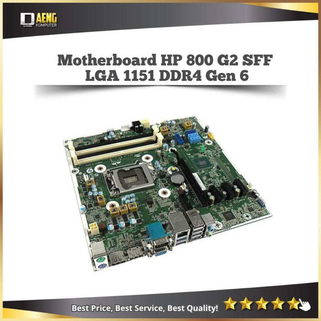 Motherboard Mainboard Mobo HP Elitedesk 800 G2 SFF Original – Socket 1151 Gen 6 DDR4 Slim PC Tested 
