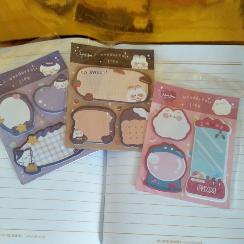 

memo pad/ sticky note lucu