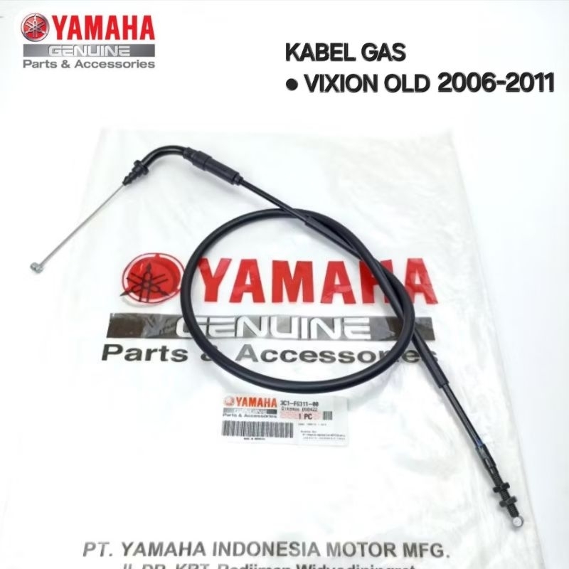 KABEL GAS UNTUK MOTOR VIXION OLD VIXION LAMA 2006-2011 ORIGINAL YAMAHA 3C1