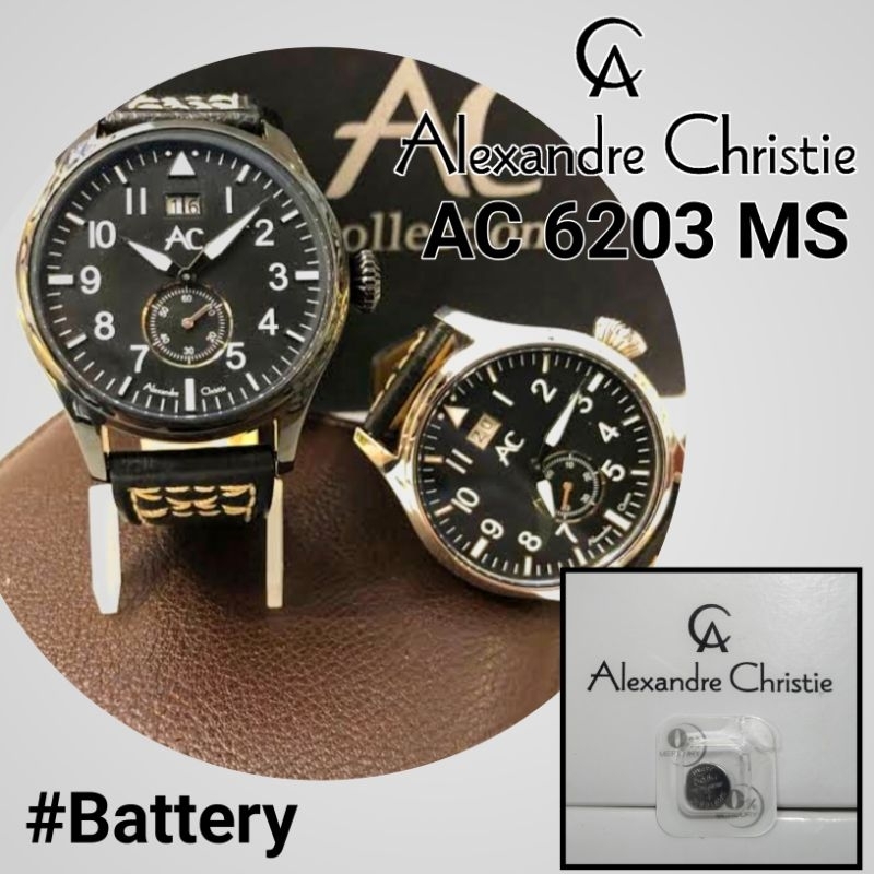 Baterai jam tangan alexandre christie ACn6203 MS