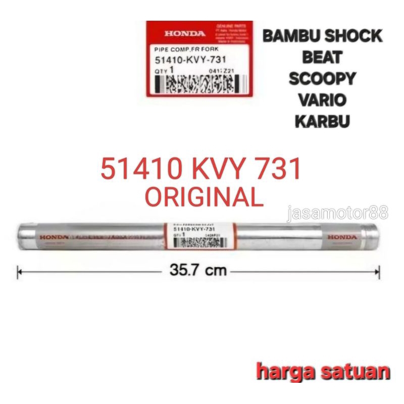 AS BAMBU SHOCK DEPAN BEAT SCOOPY VARIO KARBU ORIGINAL 51410 KVY 731