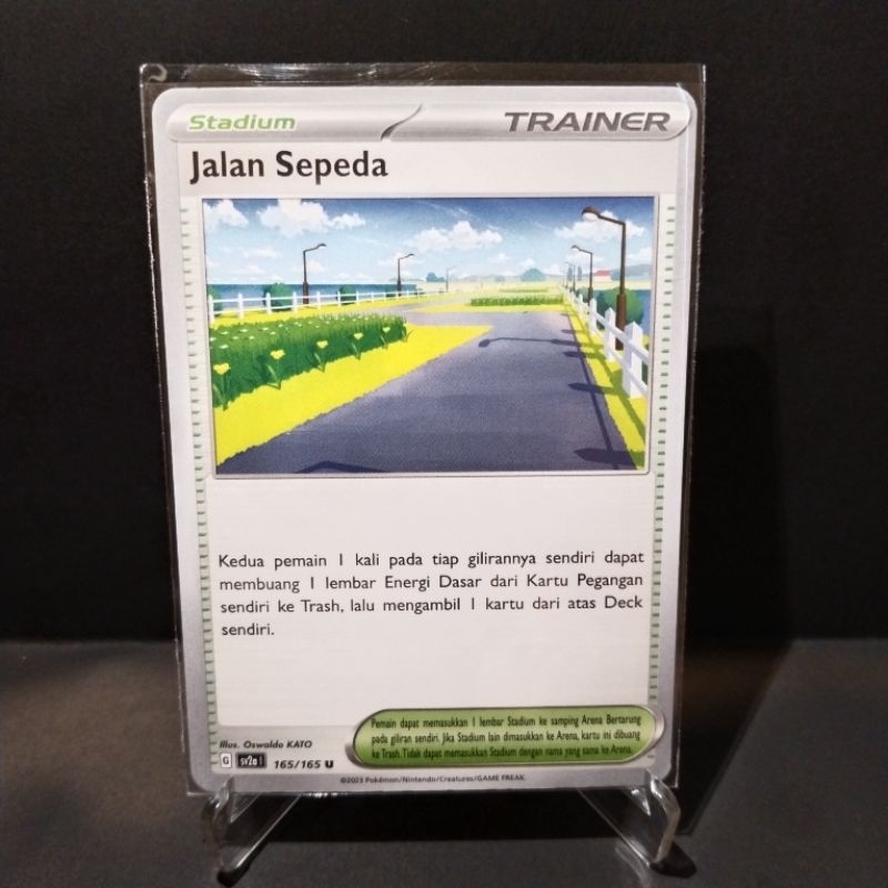 Jalan Sepeda U sv2a 165/165 Kartu Pokemon 151 Pokemon Card