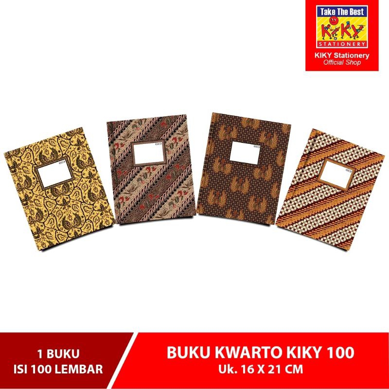 

Buku kuwarto Glossy (UK. 16 cm x 21 cm) 100Lembar
