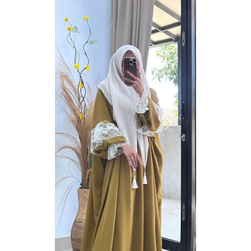 kaftan renda - elee.id