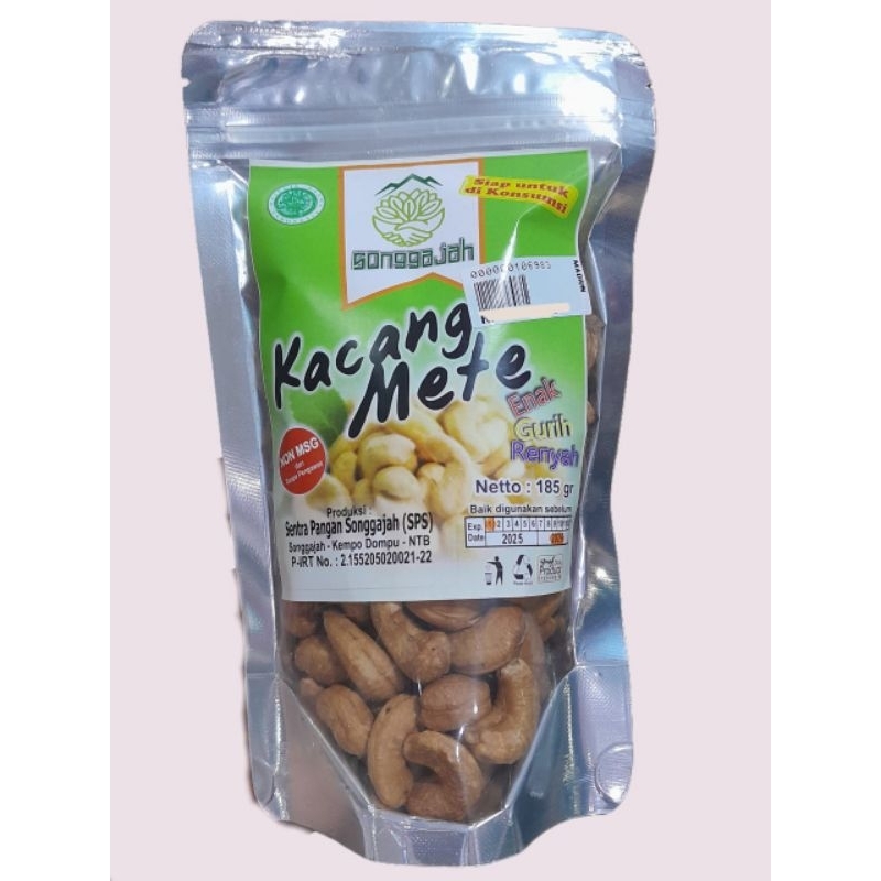 

kacang mete premium/non MSG dan pengawet/185gr