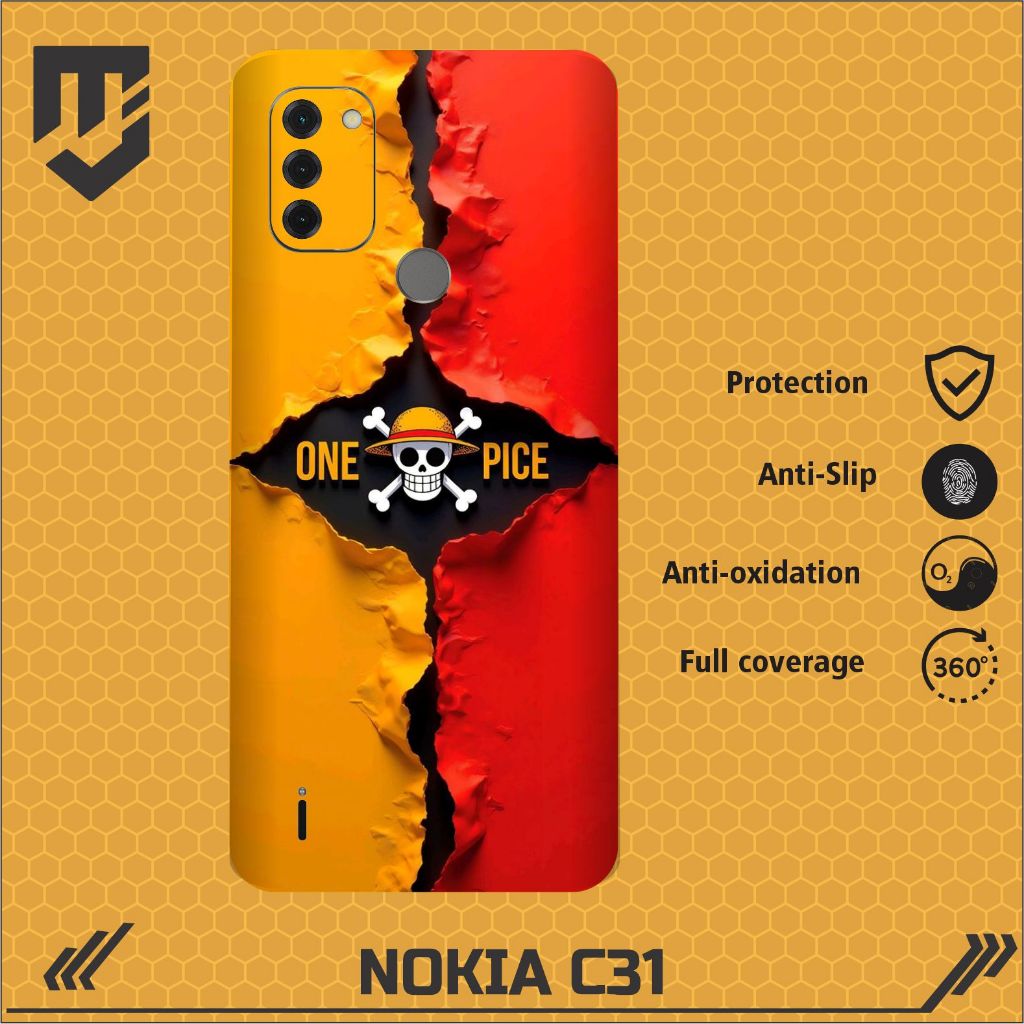 SKIN HANDPHONE NOKIA C31 2PCS KODE #NC11-15
