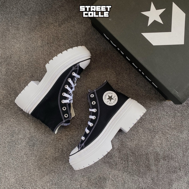 Converse CTAS Lugged Heels Hi Black white