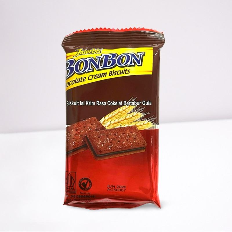 

Interbis - Bon Bon Chocolate 22Gr Biskuit Kue Kering Anak Dewasa Cemilan Murah