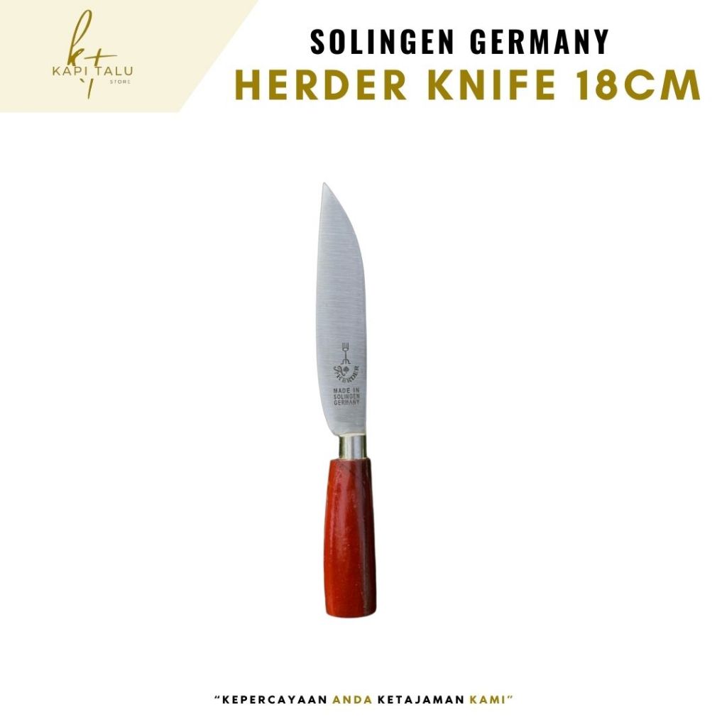 Pisau Herder Cap Garpu (Made in Solingen Germany) Premium 18cm