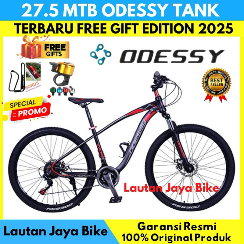 Sepeda Gunung 27.5 MTB ODESSY TANK Rem Discbrake Operangi New