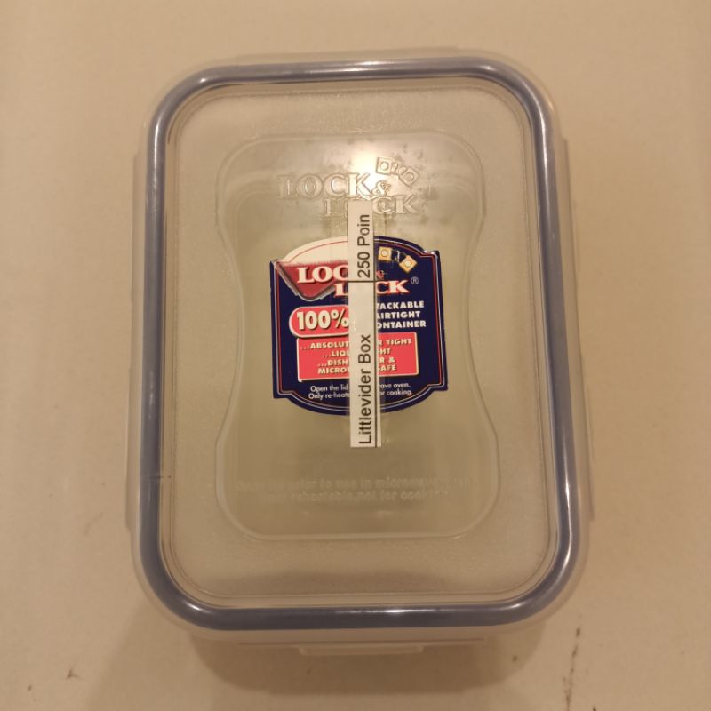 Kotak makan lunch box Lock n Lock locknlock rectangular short 350ml 11oz