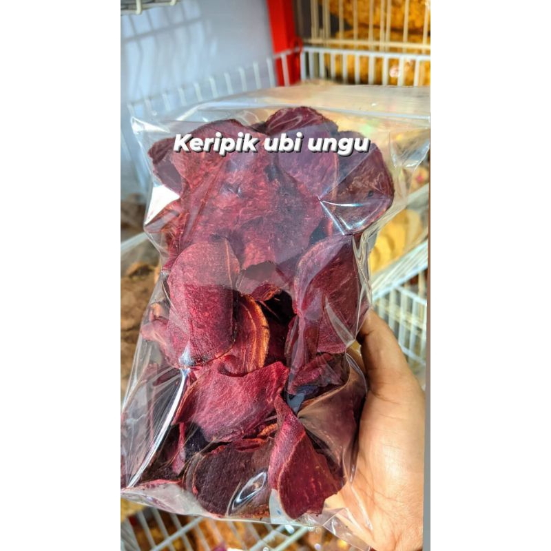 

kripik ubi ungu / keripik ubi manis / olahan ubi ungu