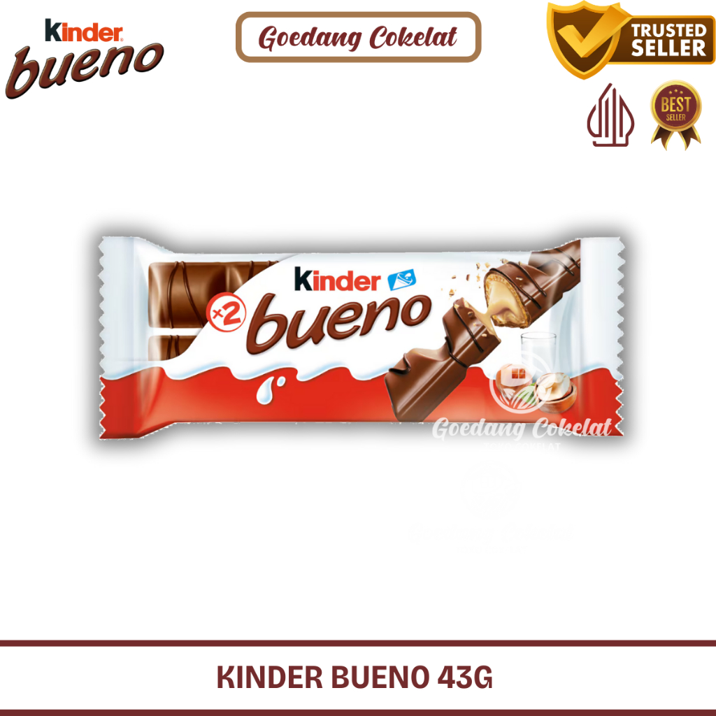 

Nutella Kinder Bueno Crispy Creamy Chocolate Coklat T2 43 gr isi 2