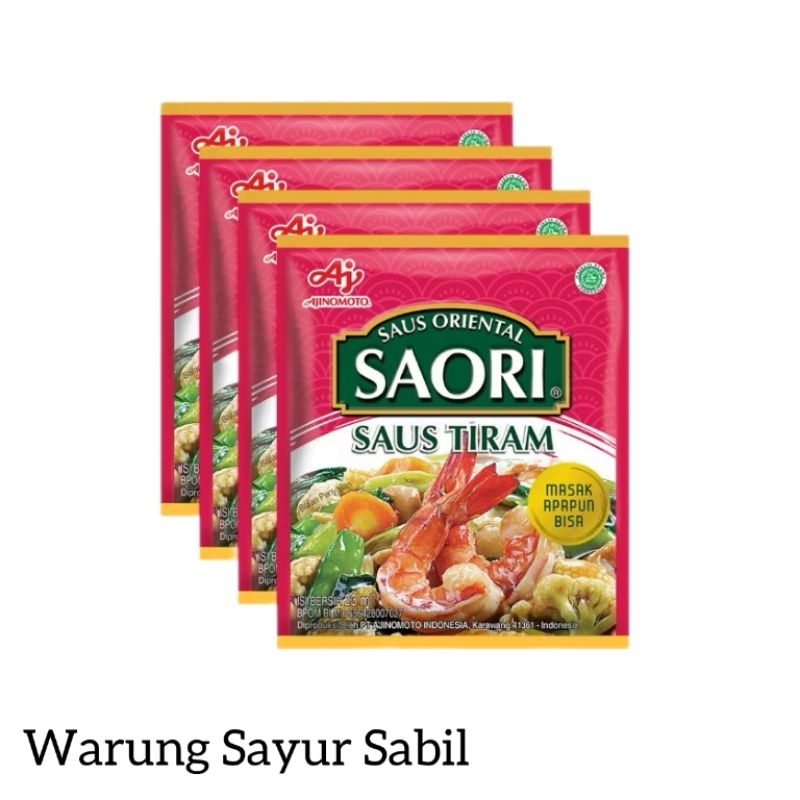 

Saori Saus Tiram Sachet 24ml (4 pcs)