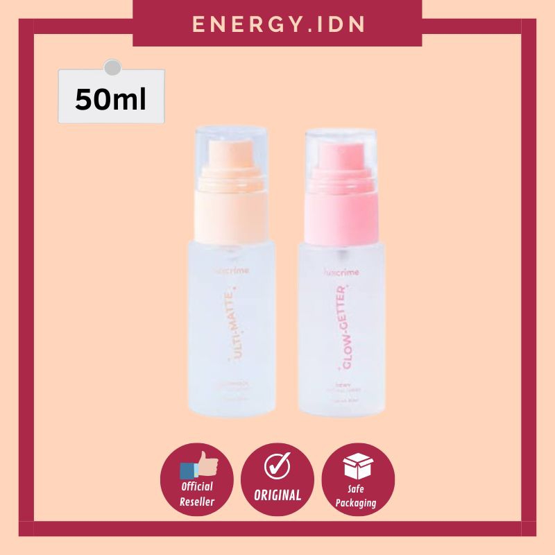 Luxcrime Glow-Getter Dewy | Ultimate Oil Control  Setting Spray - Untuk Makeup Tahan Lama Tahan24Jam