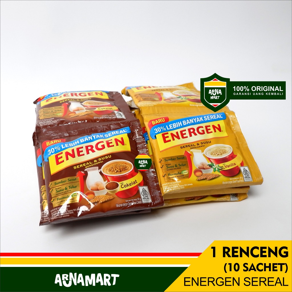 

ENERGEN SUSU SEREAL 35GR - 1RENCENG (10SACHET)
