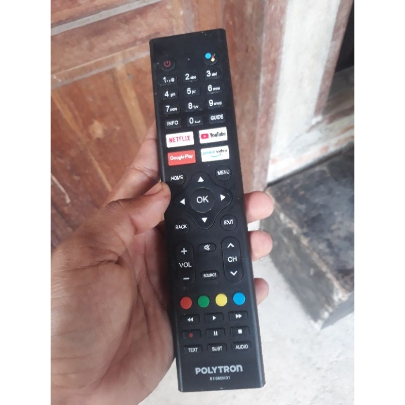 remot tv polytron android smart tv