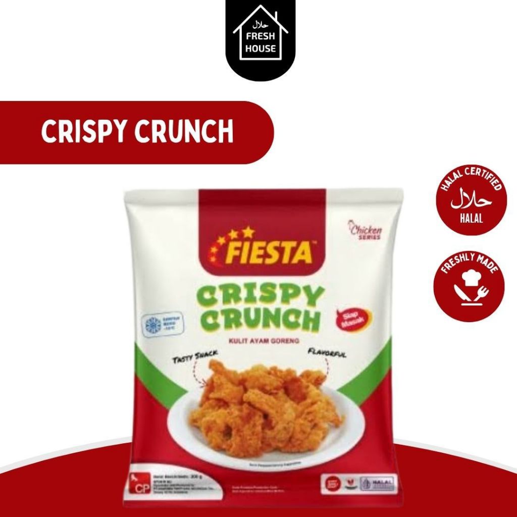 

FIESTA CRISPY CRUNCH 400GR / KULIT AYAM KRISPY 400gr