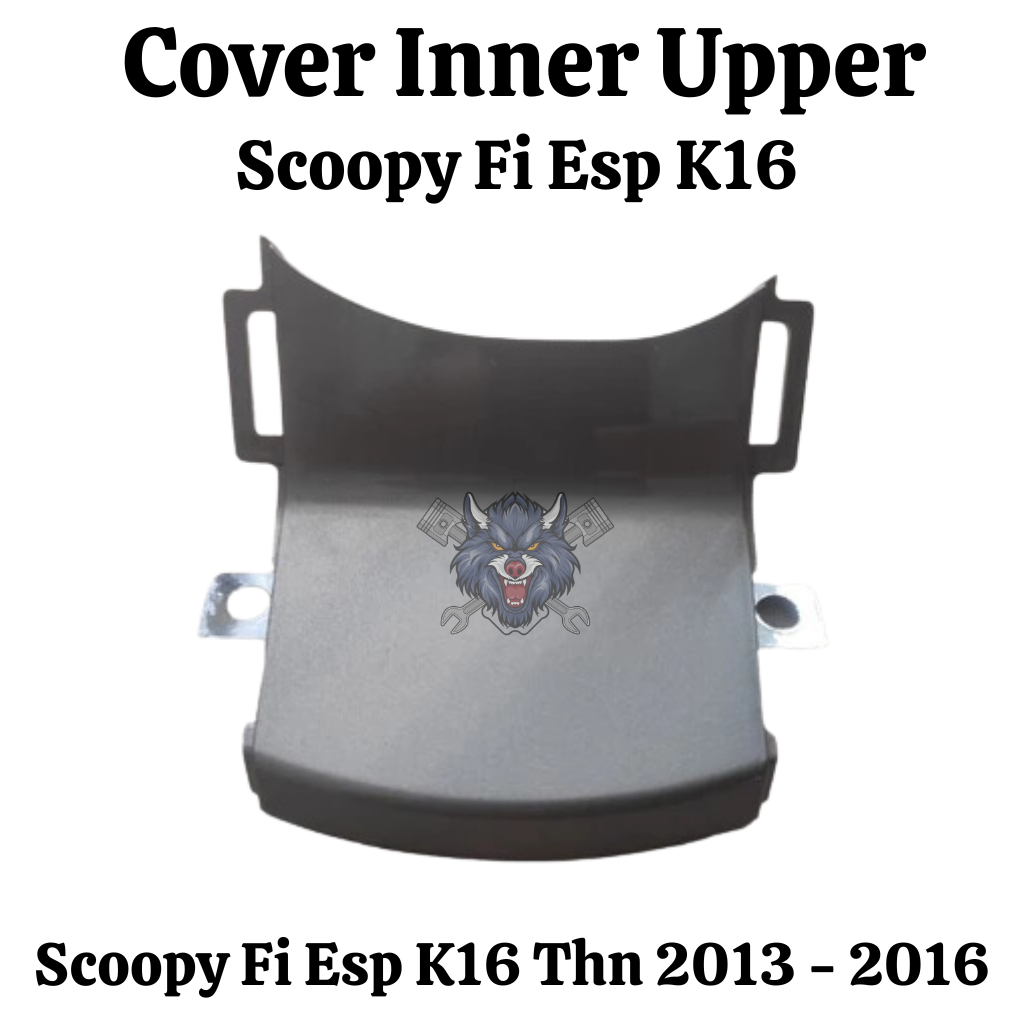 Cover inner upper scoopy fi lama esp K16 2013 2014 2015 2016 Silver