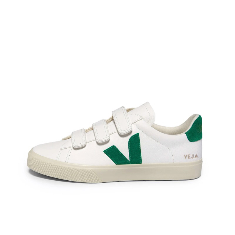 Veja Recife Leather White Emeraude Men