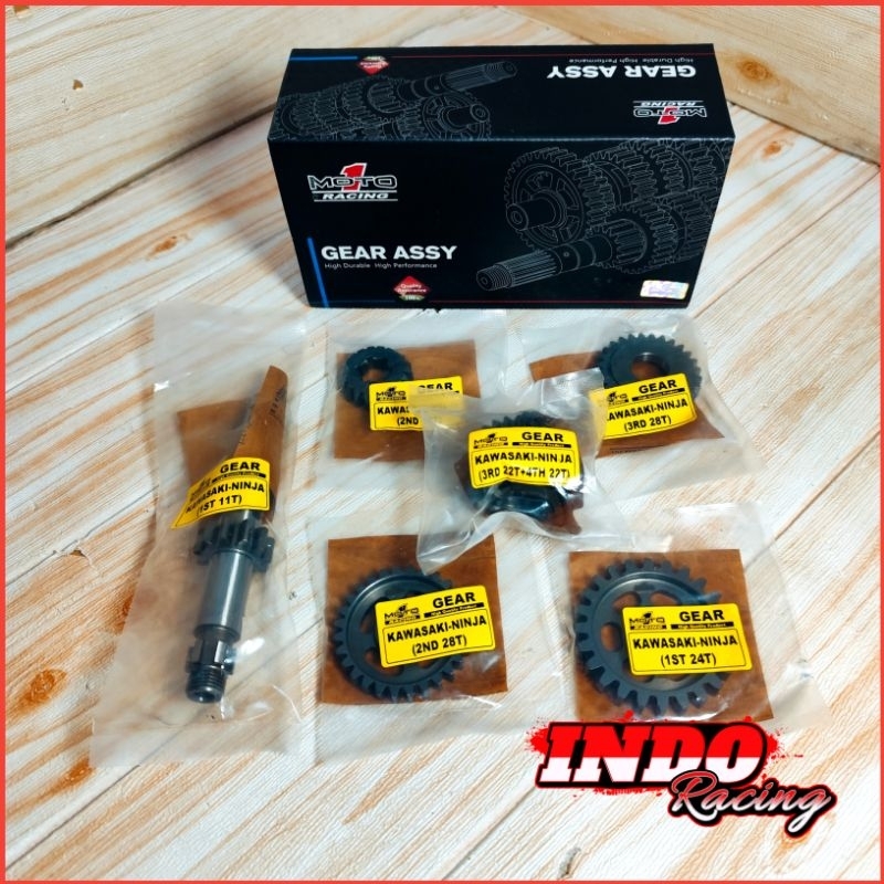 Gear Rasio Moto 1 Racing Ninja 150 R RR 500 Meter Gigi Rasio Ninja 150 R RR Original Moto 1 Racing