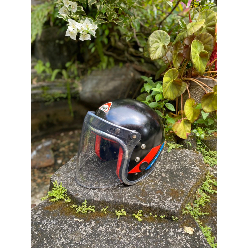 helm jadul lawas dmi vigano ori kiwi robot retro gag vespa klasik