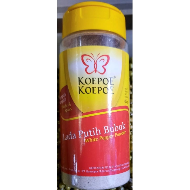 

Koepoe Koepoe Lada Putih Bubuk 85gr