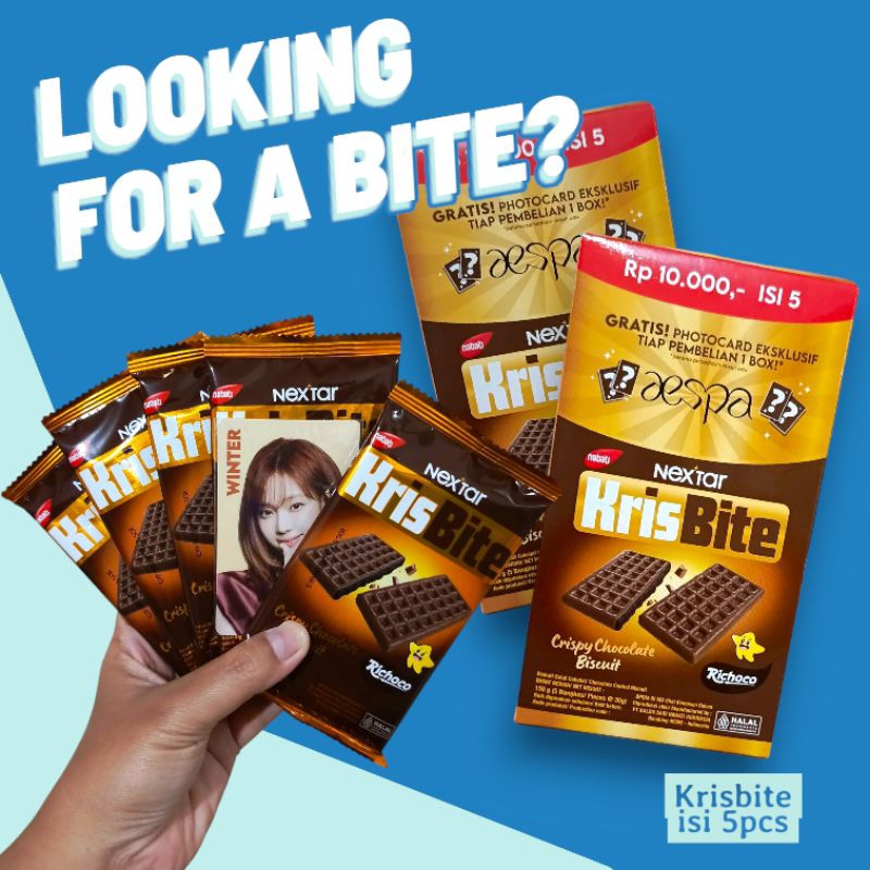 

krisbite nabati wafer salut coklat per box 5pcs
