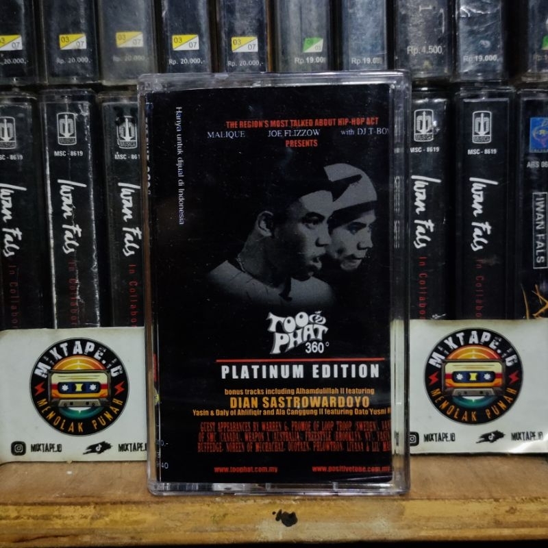 Kaset Pita - Too Phat 360° - Platinum Edition - Hip Hop - Radio Tape - Kaset - Radio - Pemutar Kaset
