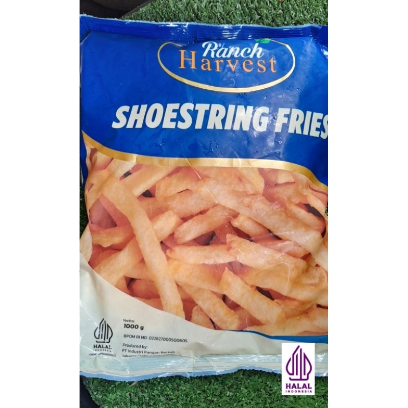 

Shoestring fries harvest 1kg / kentang frozen 1kg