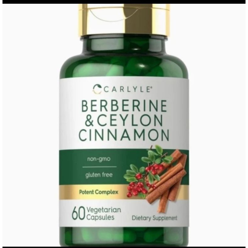 Carlyle berberine ceylon cinnamon 60 caps