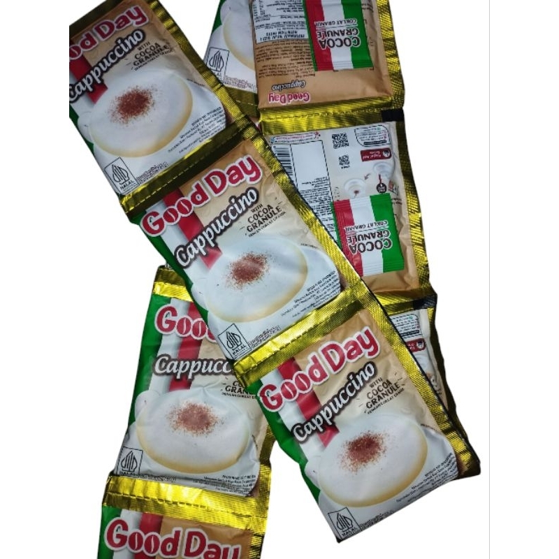 

Good Day Cappuccino 10 Sachet 250grm Coffee - Kopi Instant