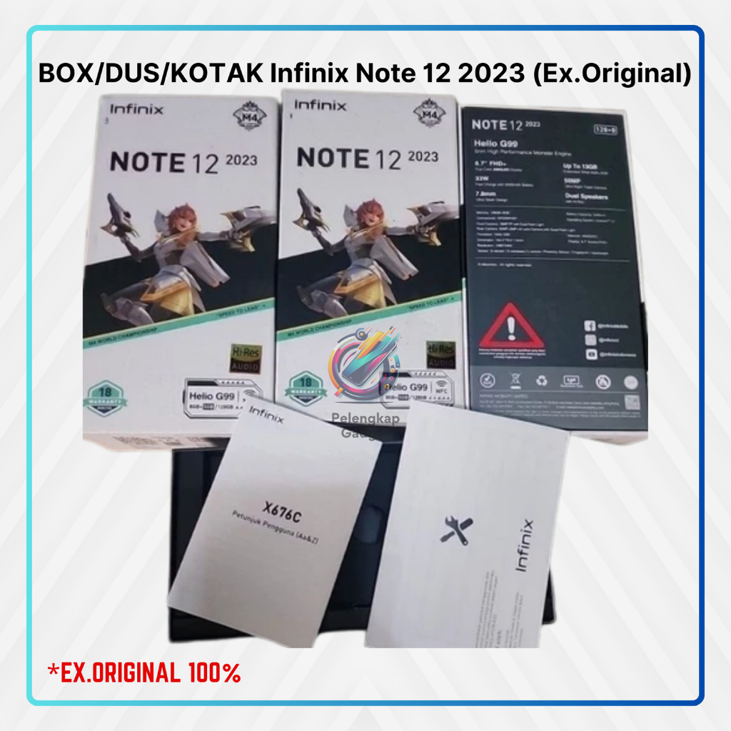 

BOX/DUS/KOTAK Infinix Note 12 2023 (Ex.Original)