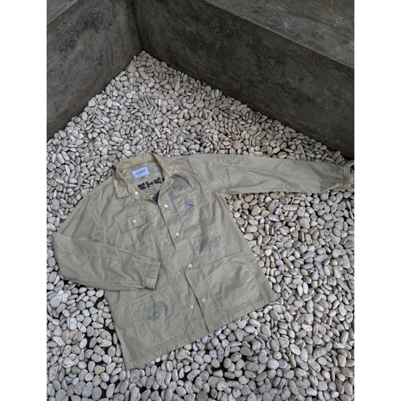 carhartt x brain dead chore jacket