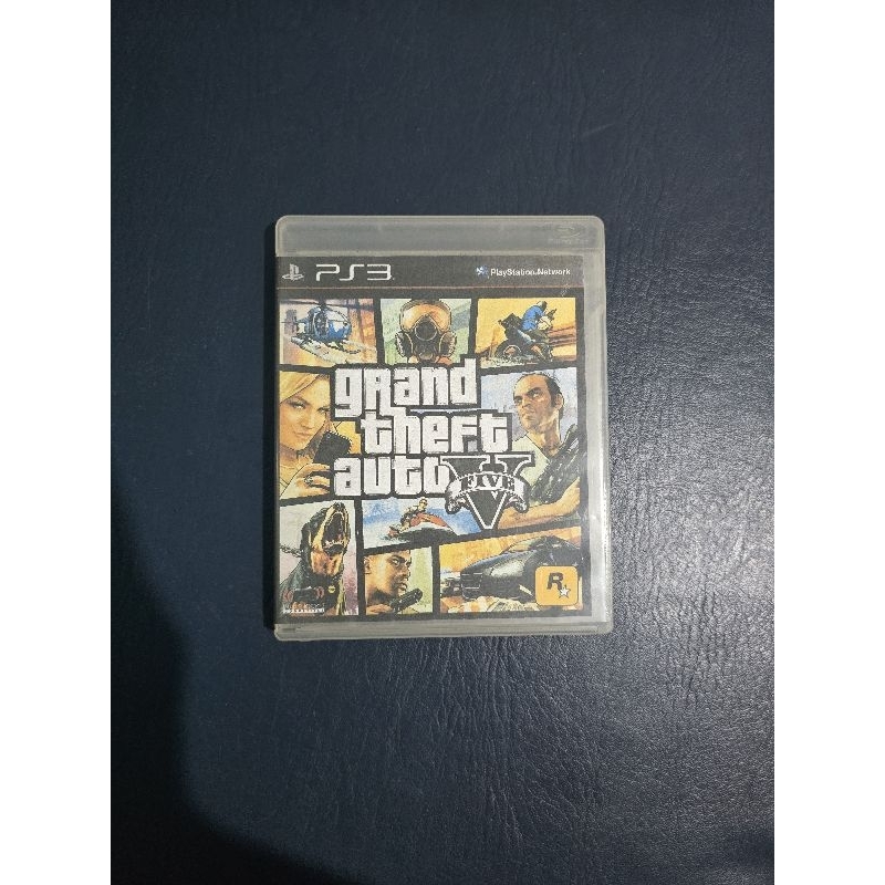 PS3 Grand Theft Auto V GTA 5 Reg 2 English BD Kaset CD Game Playstation 3 Retro Ori Kaset Games Orig