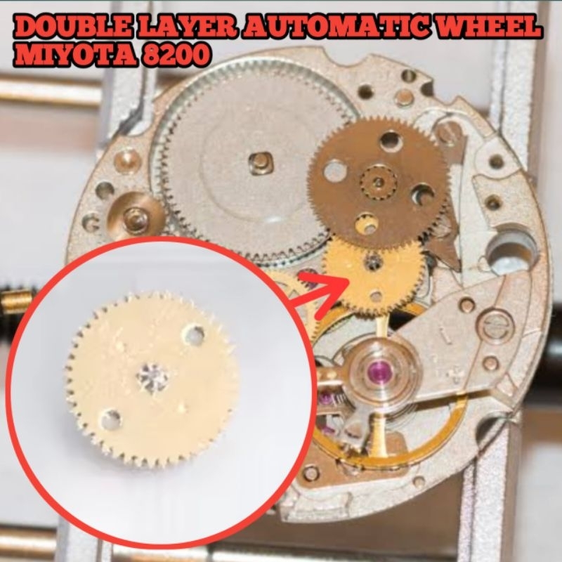 Reversing Wheel Otomatis Miyota 8200 8215 Original