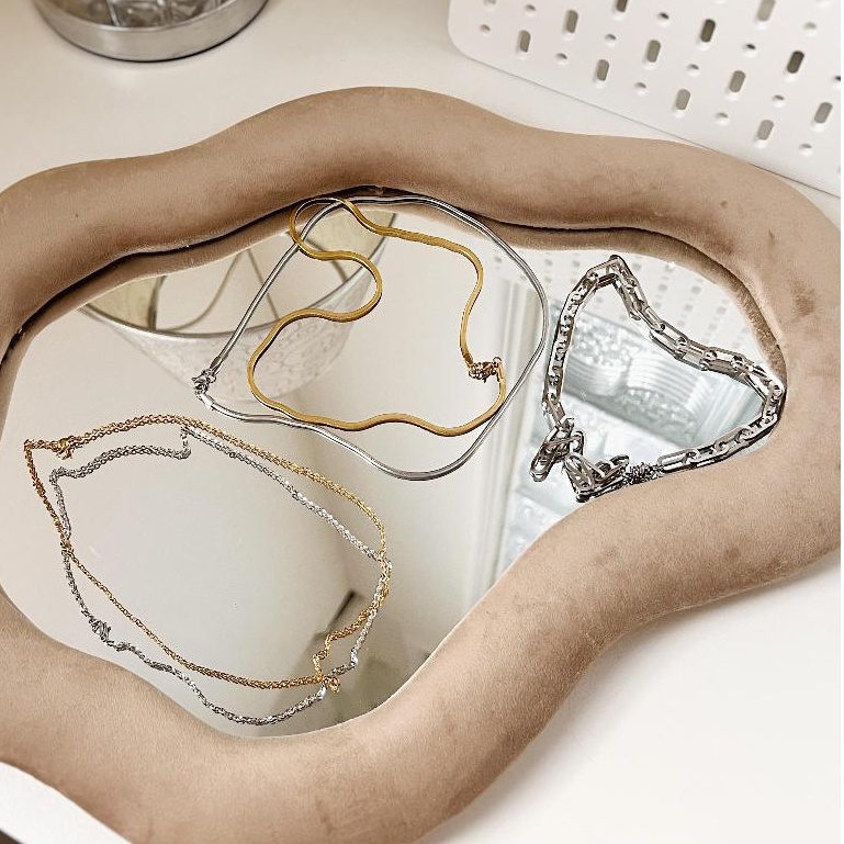 Kalung Pria Wanita 43cm Aesthetic basic