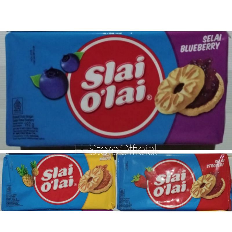 

(INSTANT & SAMEDAY) SLAI O'LAY Selai Stoberi/Nanas/Blueberry 192 Gran