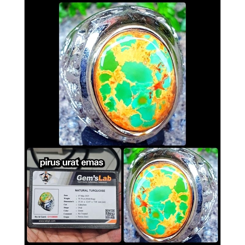 PIRUS ABDUL ROZAK MULTI COLOUR ASLI PERSIA URAT EMAS