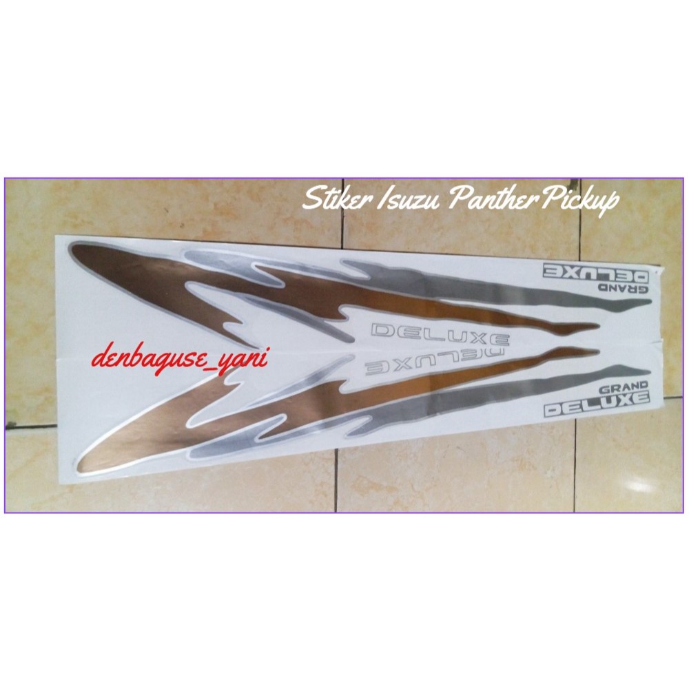 Stiker Izuzu Panther Deluxe