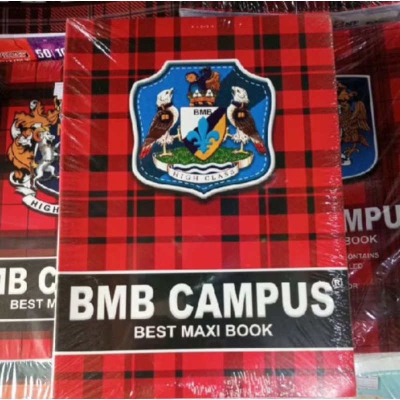 

BUKU TULIS BMB CAMPUS BOXY ISI 50 LEMBAR 1 PACK 10 BUKU