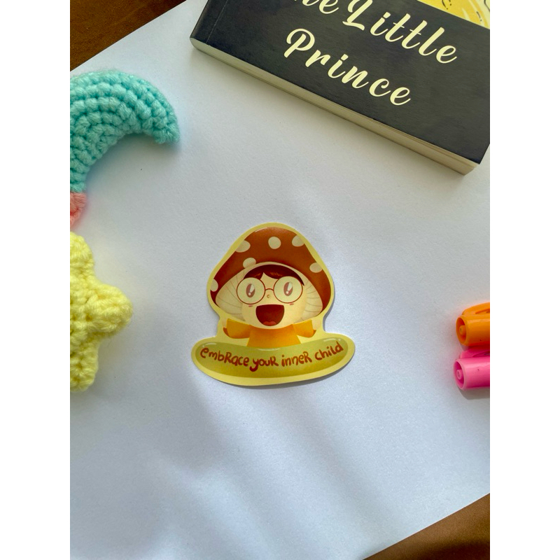 

Diecut Sticker Glossy Lala Embrace Your Inner Child