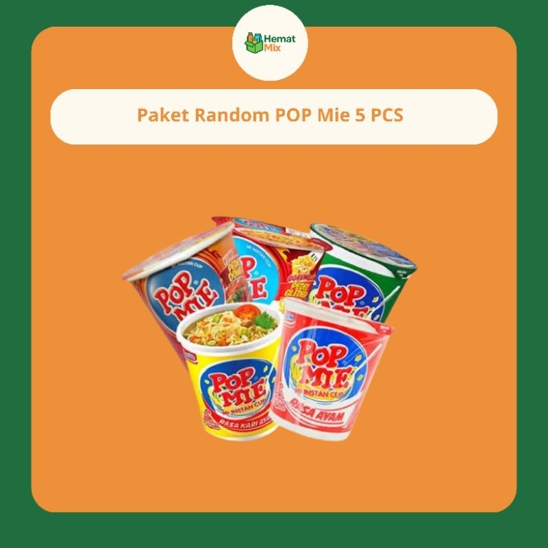 

Paket Pop Mie Random 5 Pcs – Rasa Seru, Harga Hemat!