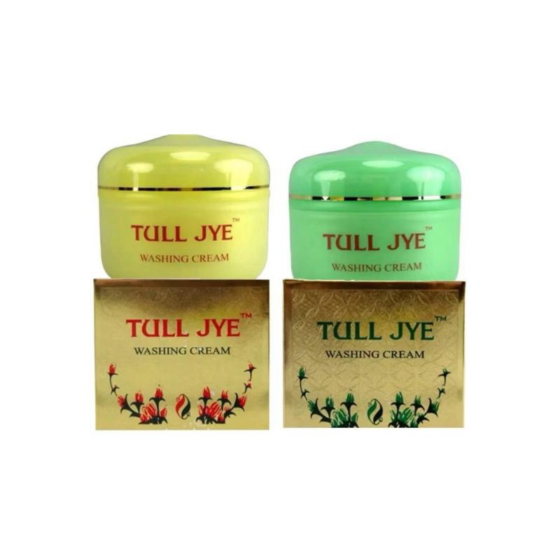 Tull Jye Washing Cream 100gr / Sabun Muka Tull Jye Hijau / Kuning