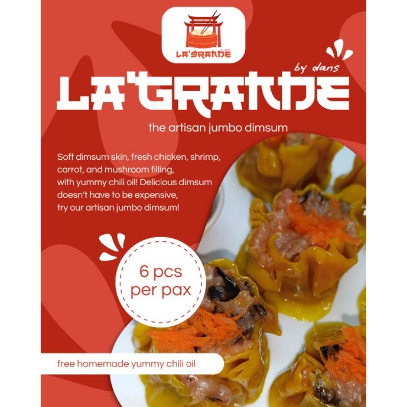 

Dimsum Jumbo Halal Premium isi 6pcs