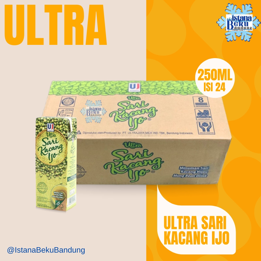 

Ultra Sari Kacang Ijo 1 karton (isi 24 pcs)