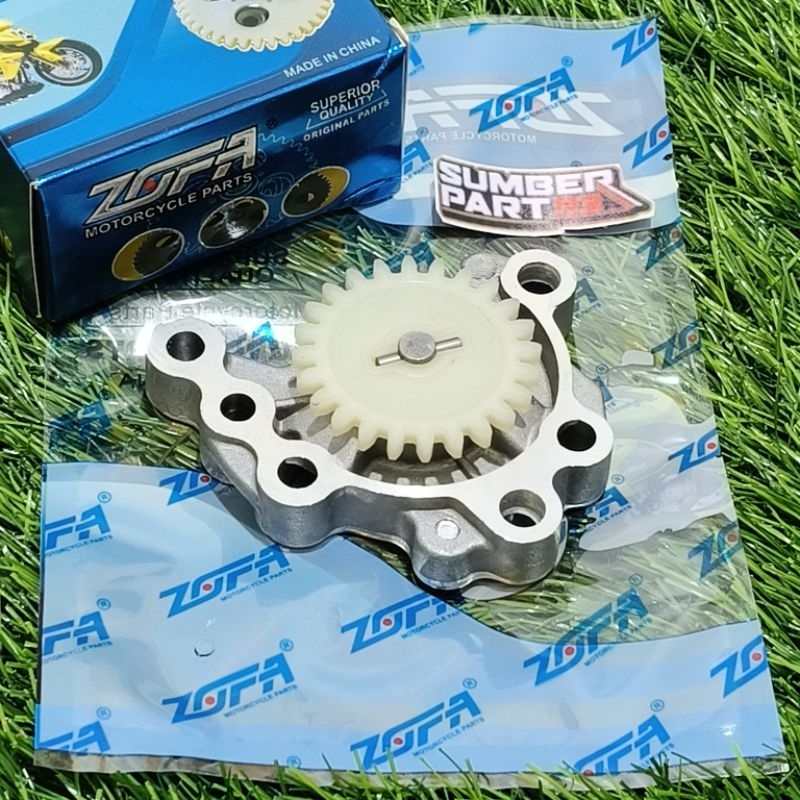 (zftw) pompa oli 24t viar bit oil pump assy beijing garuda tossa kanzen bangau - sedia sparepart mot