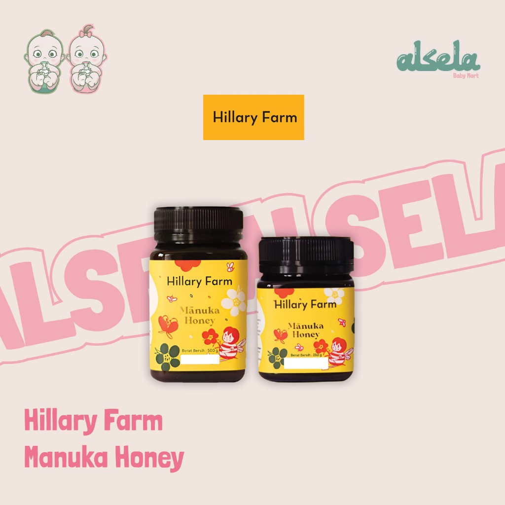 

Hillary Farm Manuka Honey 250gr 500gr Madu Murni dari Sari Bunga Manuka Antibacterial Alami