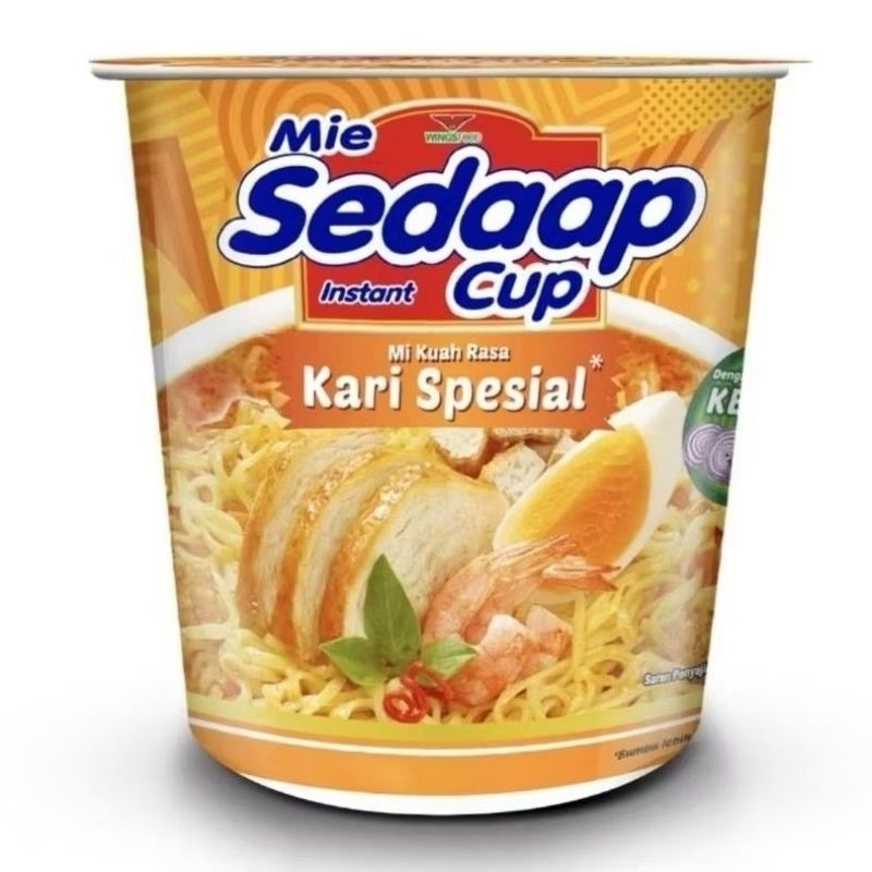 

Sedaap Mi Instan Cup Rasa Kari Spesial 81 gram Batam